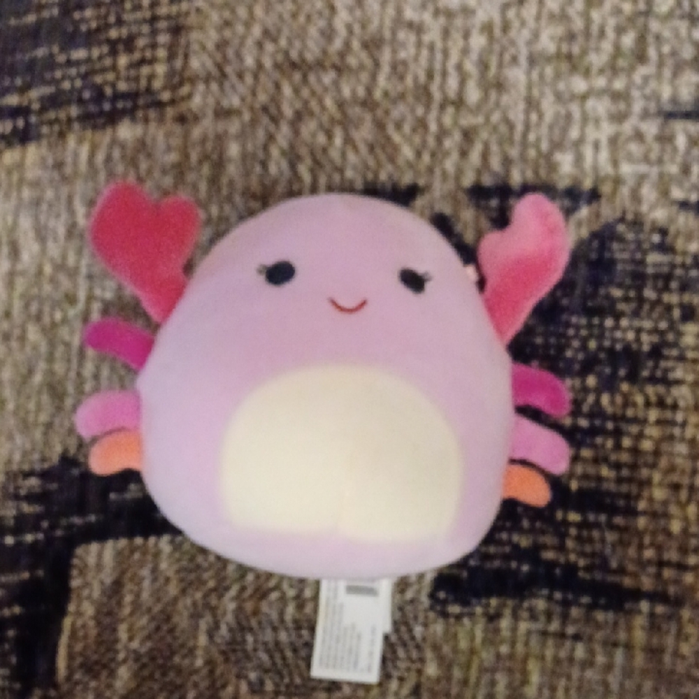 4/$60 Squishmallows Cute Pink Crab